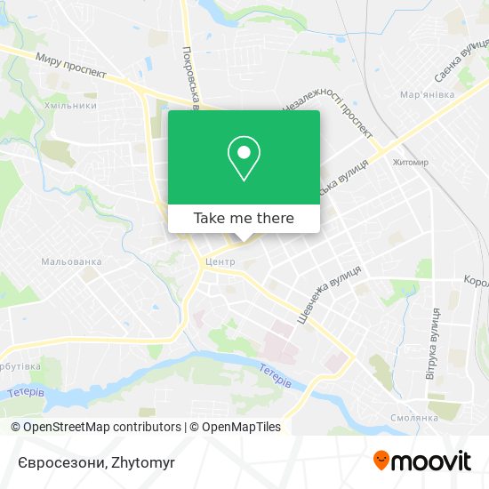 Євросезони map