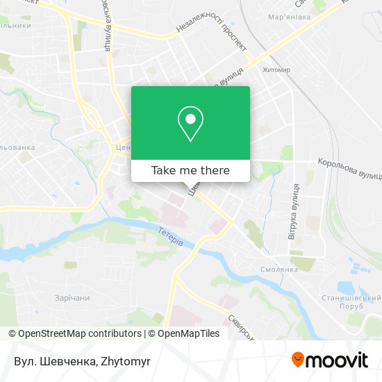 Вул. Шевченка map