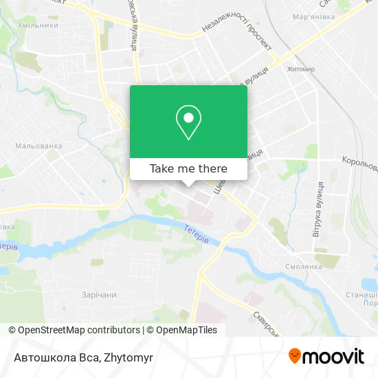 Карта Автошкола Вса