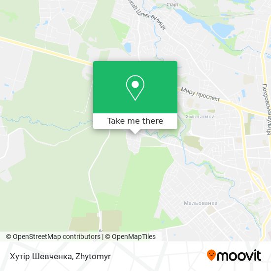 Карта Хутір Шевченка