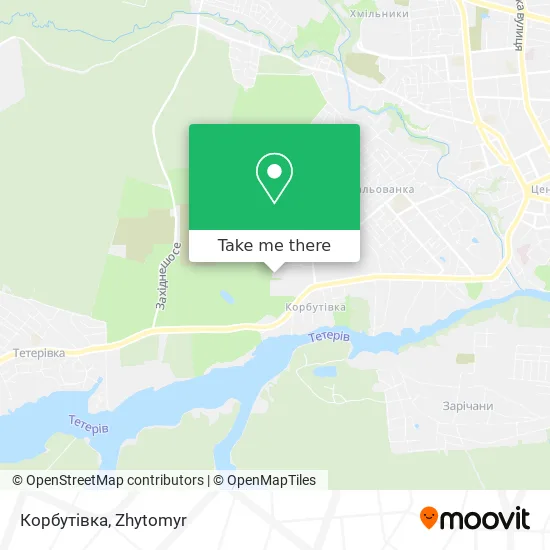 Карта Корбутівка