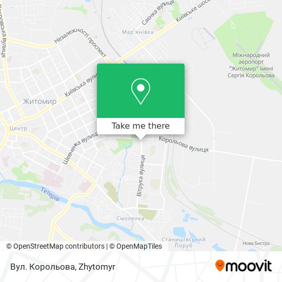 Вул. Корольова map