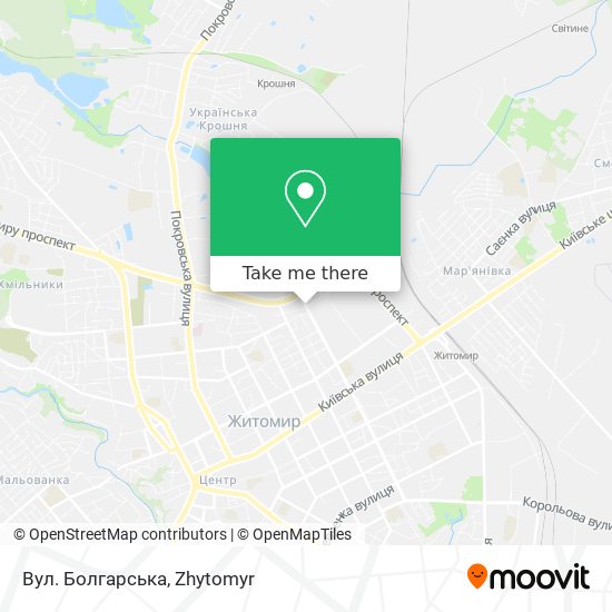 Вул. Болгарська map