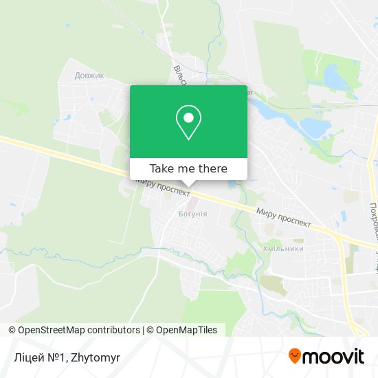 Ліцей №1 map