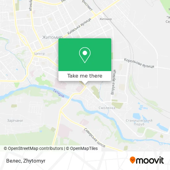 Карта Велес