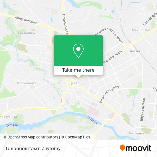 Карта Головпоштамт