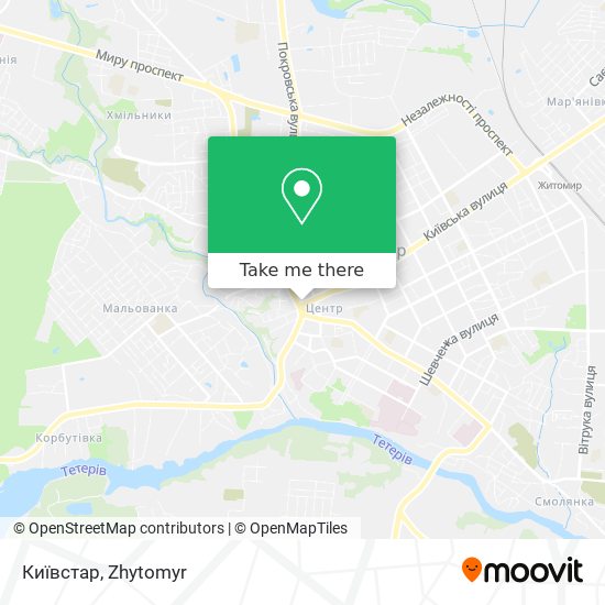 Київстар map