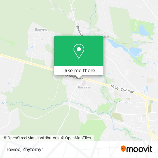 Томос map