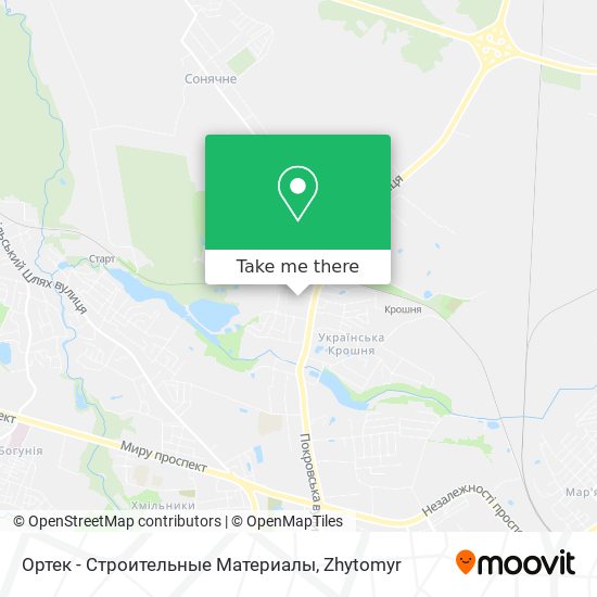 Ортек - Строительные Материалы map