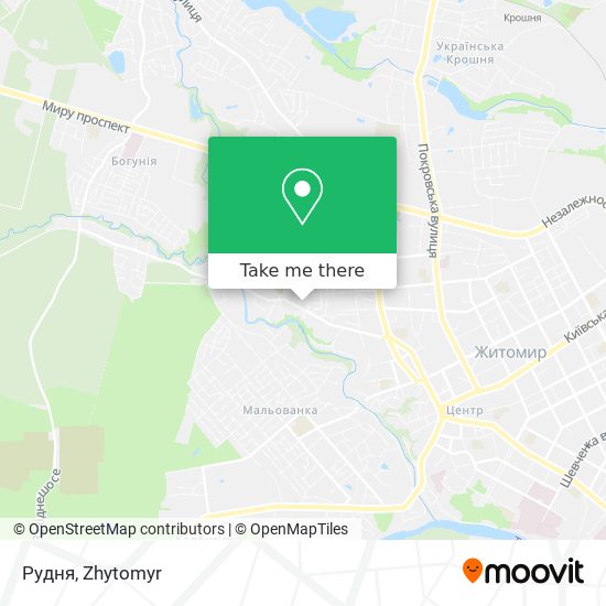 Рудня map