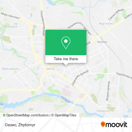 Карта Оазис