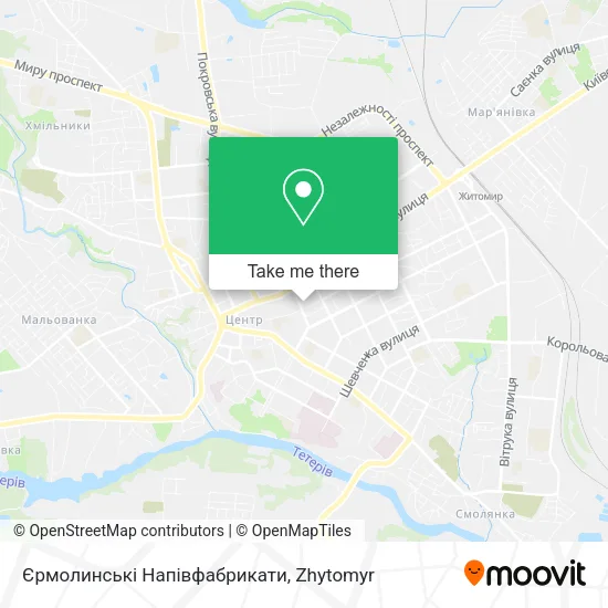 Карта Єрмолинські Напівфабрикати