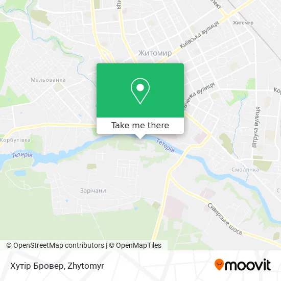 Карта Хутір Бровер