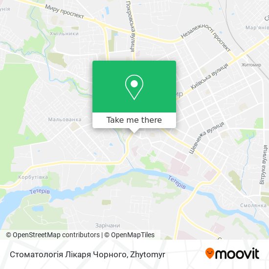 Стоматологія Лікаря Чорного map