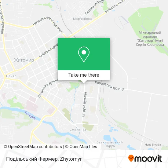 Карта Подільський Фермер