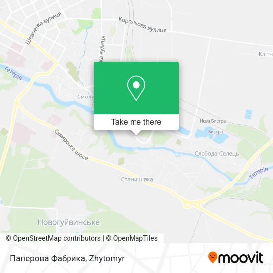 Карта Паперова Фабрика