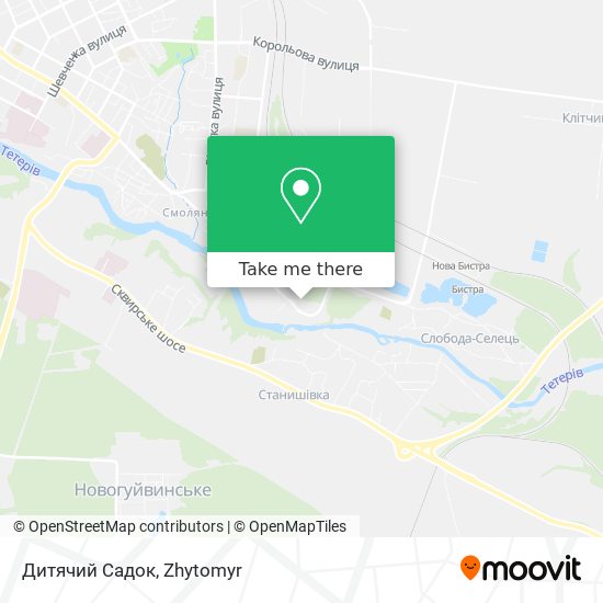 Дитячий Садок map