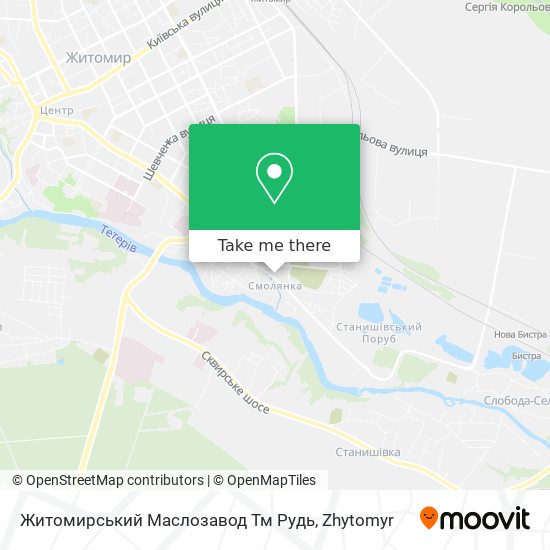 Житомирський Маслозавод Тм Рудь map