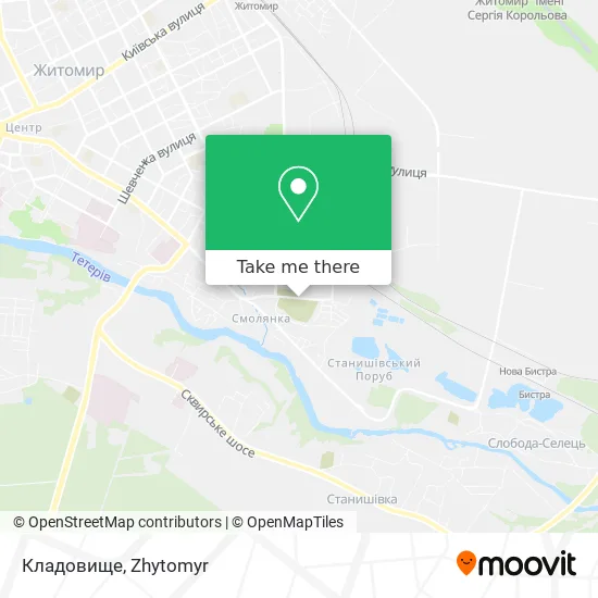 Карта Кладовище