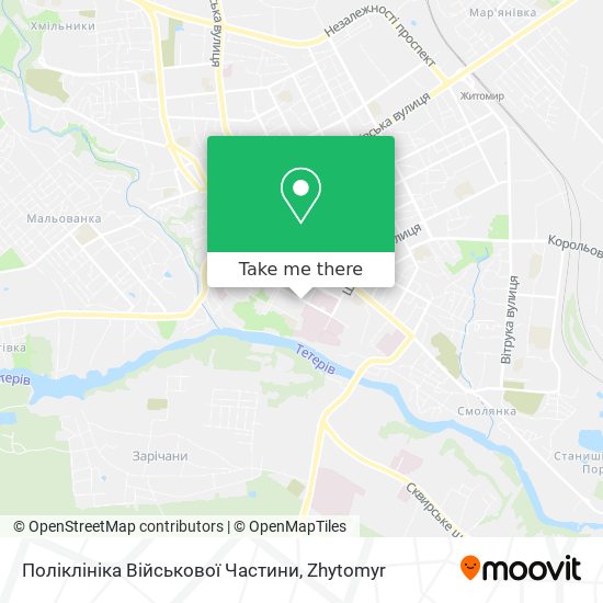 Поліклініка Військової Частини map