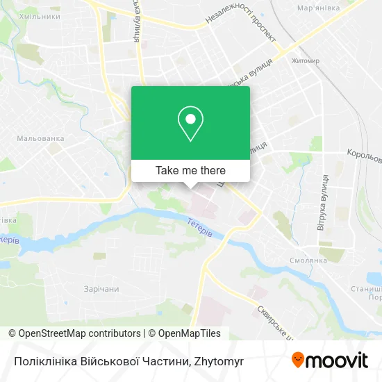 Карта Поліклініка Військової Частини