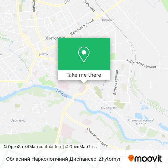 Обласний Наркологічний Диспансер map