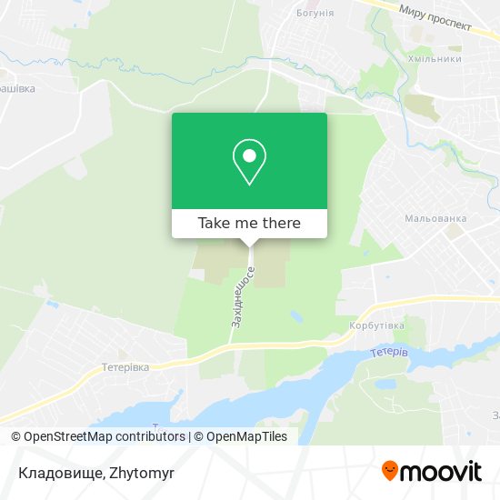 Кладовище map