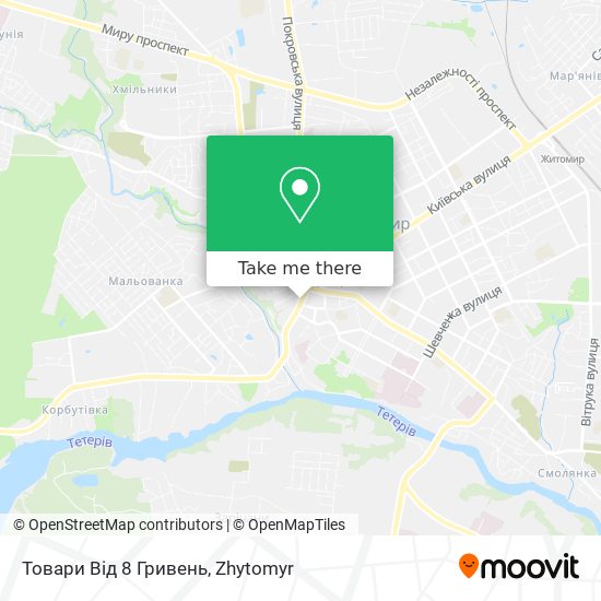 Товари Від 8 Гривень map