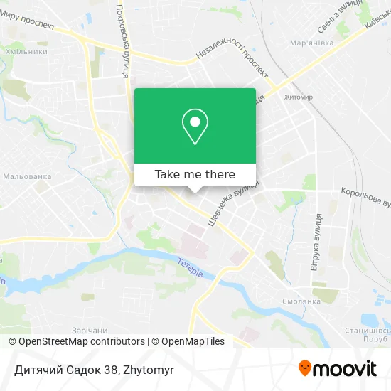 Карта Дитячий Садок 38