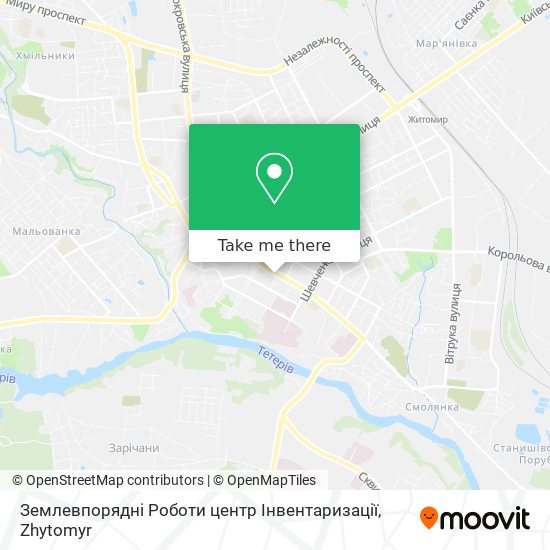 Землевпорядні Роботи центр Інвентаризації map