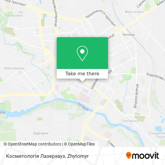 Карта Косметологія Лазерхауз