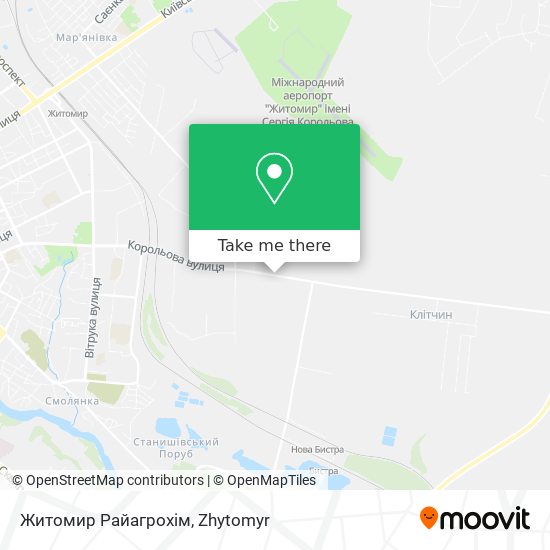 Житомир Райагрохім map