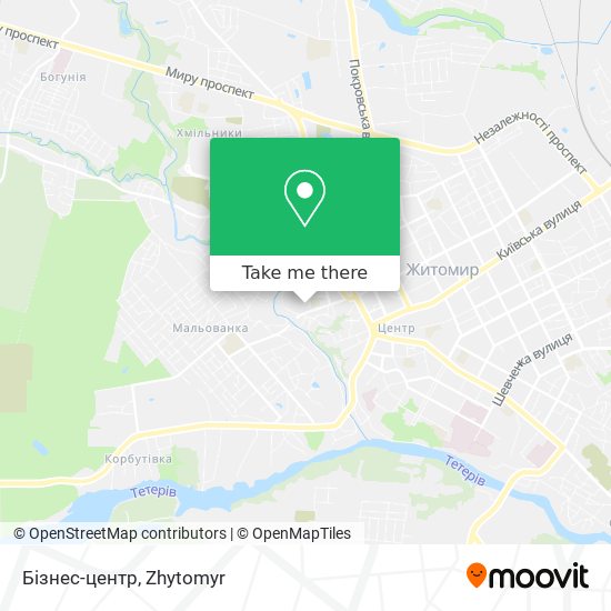 Карта Бізнес-центр