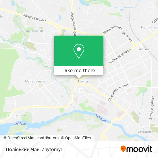 Карта Поліський Чай