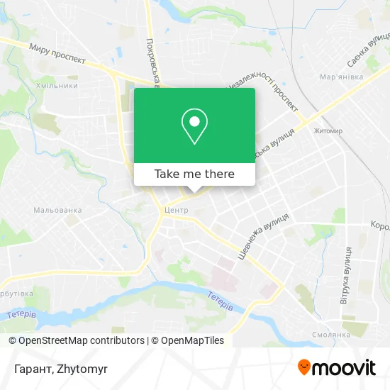 Карта Гарант