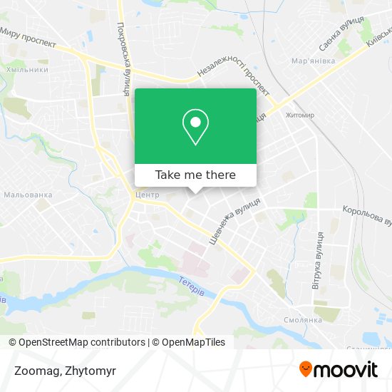 Карта Zoomag