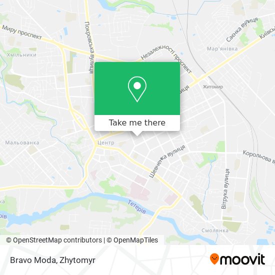 Bravo Moda map