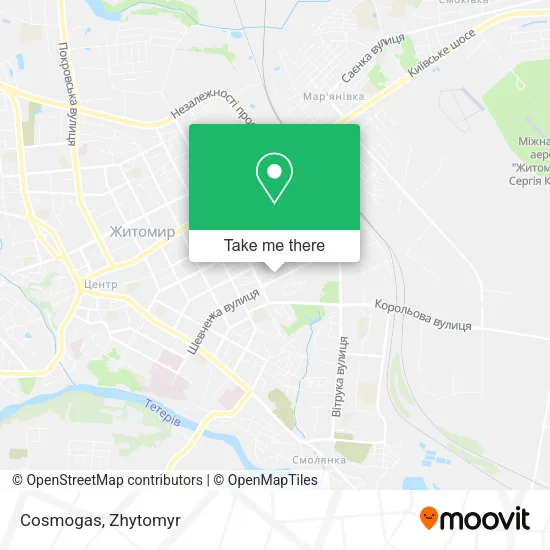 Карта Cosmogas
