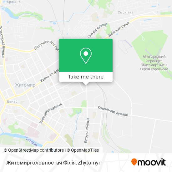 Житомирголовпостач Філія map