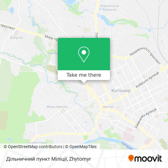 Дільничний пункт Міліції map