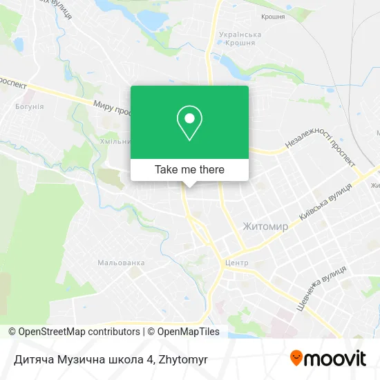 Карта Дитяча Музична школа 4