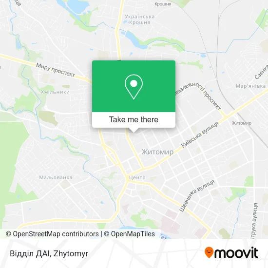 Карта Відділ ДАІ