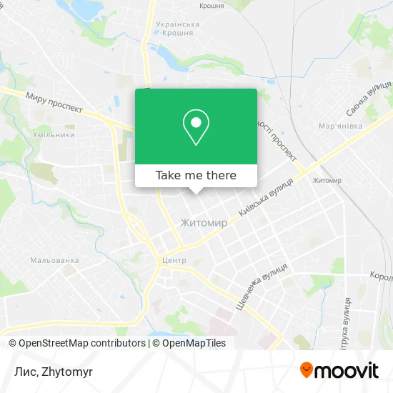 Карта Лис