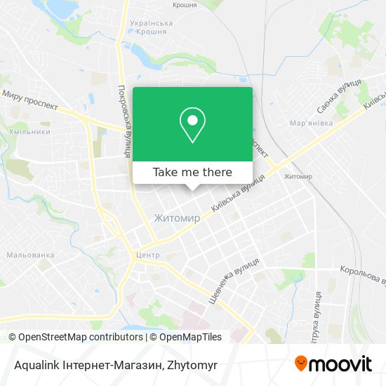 Карта Aqualink Інтернет-Магазин