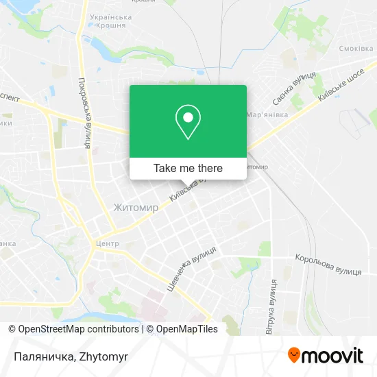 Карта Паляничка