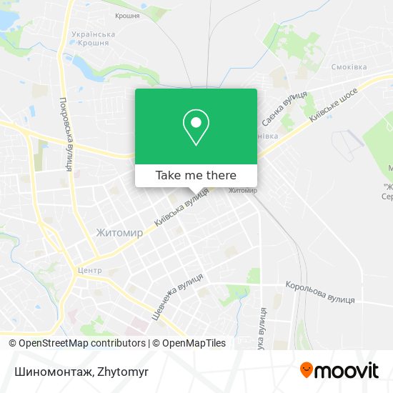 Шиномонтаж map