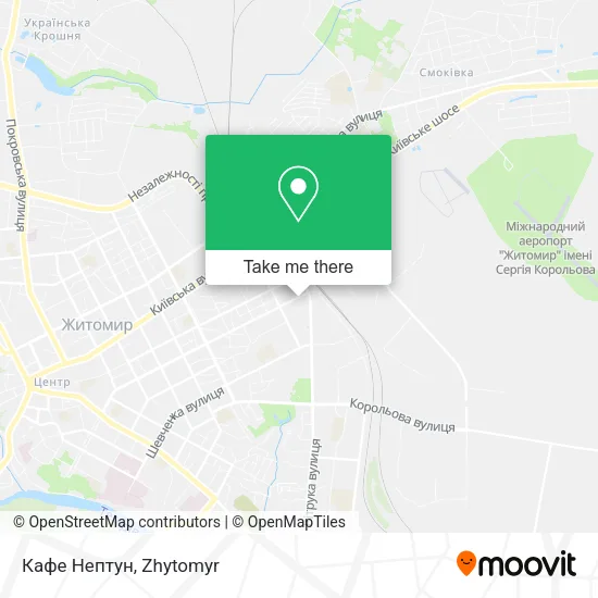 Карта Кафе Нептун