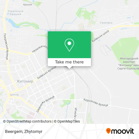 Карта Beergem
