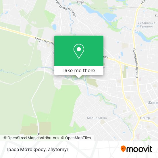 Карта Траса Мотокросу