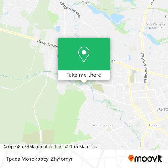 Карта Траса Мотокросу